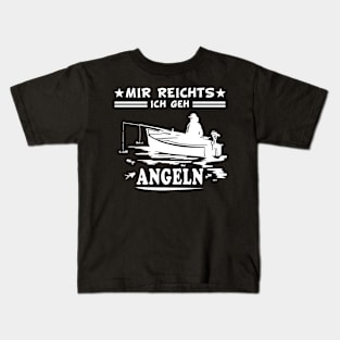 Mir Reichts Ich geh Angeln Angler Kids T-Shirt